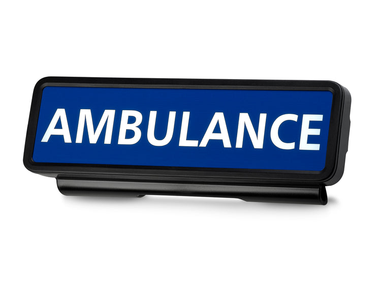 Plaque Pare-Soleil Ambulance