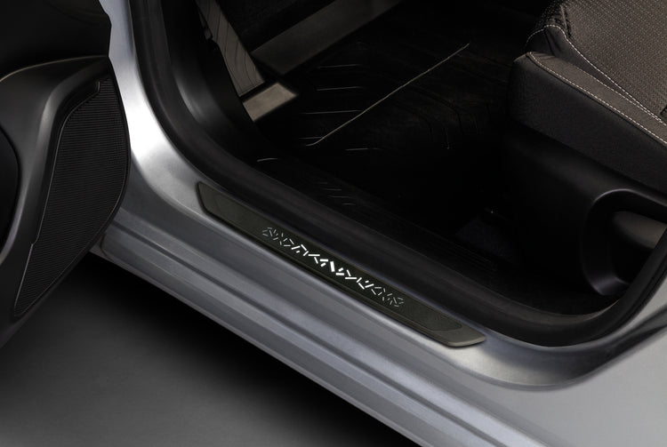 Seuil de porte éclairé