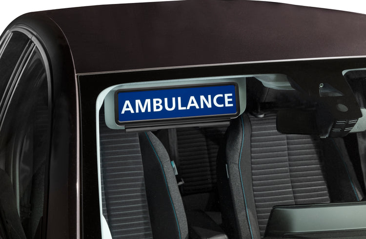 Plaque Pare-Soleil Ambulance